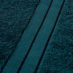 OHS 10 Pack of 100% Cotton Bathroom Hand Towel in Teal - thumbnail 2