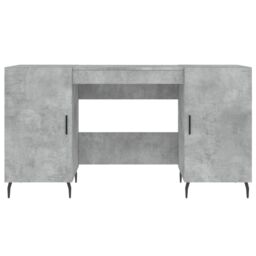 Berkfield Home Desk Concrete Grey 140x50x75 cm Engineered Wood - Size: 140 x 50 x 75 cm - thumbnail 6