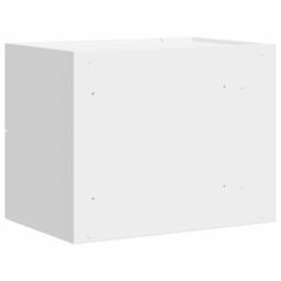 Berkfield Home Wall-mounted Bedside Cabinet White 45x30x35 cm - Size: 45 x 30 x 35 cm - thumbnail 6