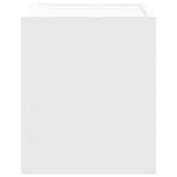 Berkfield Home Wall-mounted Bedside Cabinet White 45x30x35 cm - Size: 45 x 30 x 35 cm - thumbnail 5