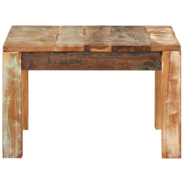 Berkfield Home Green Coffee Table 55x55x35 cm Solid Wood Reclaimed - Size: 55 x 55 x 35 cm - image 1