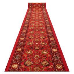 RugsX Anti-Slip Tradycja Runner in Red - Size: 57 cm x 440 cm - thumbnail 1