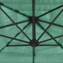 Berkfield Home Garden Parasol with Steel Pole Green 269x269x235 cm in Light Green - Size: 269 x 269 x 235 cm - thumbnail 9