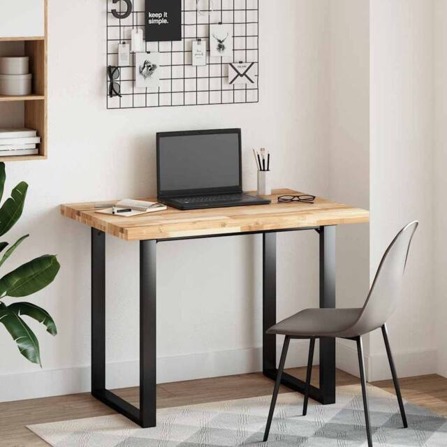 Berkfield Home Table Top Rectangular 80x70x4 cm Solid Wood Acacia in Brown - Size: 80 x 70 x 4 cm - image 1