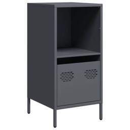 Berkfield Home Sideboard Anthracite 35x39x73.5 cm Cold-rolled Steel in Dark Grey