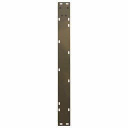 Berkfield Home Dining Table Legs V-Shape 3 pcs Natural Steel 80x(72-73.3) cm Steel in Brown - thumbnail 7