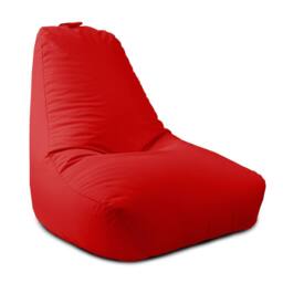 rucomfy Beanbags rucomfy Indoor Or Outdoor Adults Water Resistant Beanbag Chair in Red - Size: Large - thumbnail 2