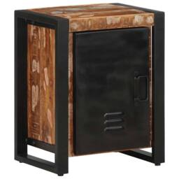 Berkfield Home Bedside Cabinets 2 pcs Multicolour Solid Rough Wood Mango