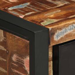 Berkfield Home Bedside Cabinets 2 pcs Multicolour Solid Rough Wood Mango - thumbnail 7