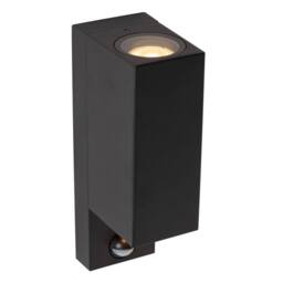 Netlighting Lucide ZARO IR Wall spotlight Outdoor 2xGU10 IP65 Black - thumbnail 4
