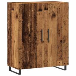 Berkfield Home Sideboard Old Wood 69.5x34x90 cm Engineered Wood in Brown - thumbnail 3
