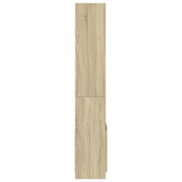Berkfield Home Highboard¬†Sonoma Oak 63x33x180 cm Engineered Wood in Brown - Size: 63 x 33 x 180 cm - thumbnail 6