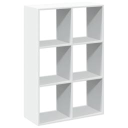 Berkfield Home Room Divider Bookcase White 69.5x29x103.5 cm Engineered Wood - thumbnail 3