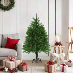 Berkfield Home Beautiful Artificial Christmas Tree Lifelike Needles 120 cm Green - thumbnail 1