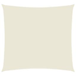 Berkfield Home Sunshade Sail Oxford Fabric Square 3.6x3.6 m Cream in Beige - thumbnail 2