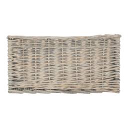Red Hamper Grey Wash Unlined Willow Storage Baskets - Size: Medium - thumbnail 3