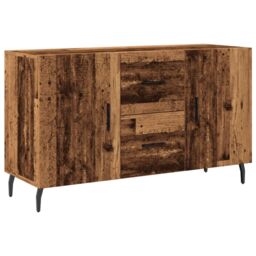 Berkfield Home Sideboard Old Wood 100x36x60 cm Engineered Wood in Brown - Size: 100 x 36 x 60 cm - thumbnail 2