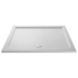 Balterley Slip Resistant Rectangular White Stone Resin Shower Tray, 1700x800mm - thumbnail 1