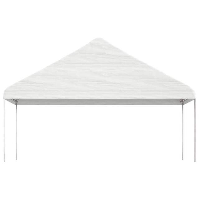 Berkfield Home Gazebo with Roof White 5.88x2.23x3.75 m Polyethylene - image 1