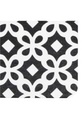 Black Pattern White Stone Non Slip Bath Mat - thumbnail 4