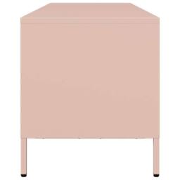 Berkfield Home TV Cabinet Pink 135x39x43.5 cm Cold-rolled Steel - thumbnail 6