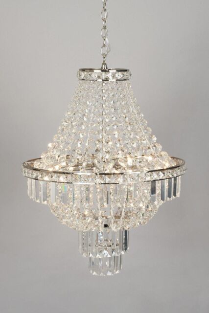 BHS Lighting Chloey Chandelier in Silver - image 1