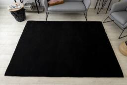 RugsX Bunny Rug in Black - Size: 80 cm x 150 cm - thumbnail 5