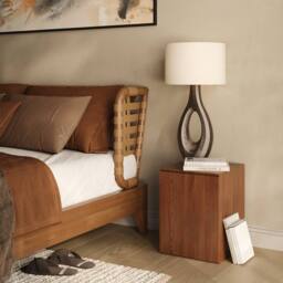 Industville Ornate Ellipse Table Lamp - Brass - Cotton Drum Shade in Metallic Gold - Size: Medium - thumbnail 2