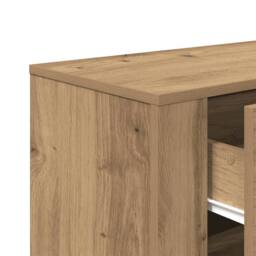 Berkfield Home Sideboard Artisan Oak 80x33x70 cm Engineered Wood in Brown - Size: 80 x 33 x 70 cm - thumbnail 8