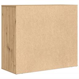 Berkfield Home Sideboard Artisan Oak 80x33x70 cm Engineered Wood in Brown - Size: 80 x 33 x 70 cm - thumbnail 7