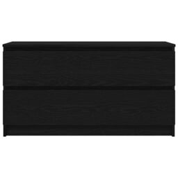 Berkfield Home TV Cabinet Black 100x35x54 cm Engineered Wood - Size: 100 x 35 x 54 cm - thumbnail 6