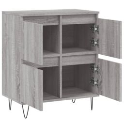 Berkfield Home Sideboard Grey Sonoma 60x35x70 cm Engineered Wood - Size: 60 x 35 x 70 cm - thumbnail 6