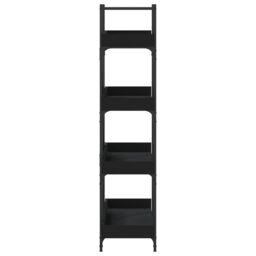 Berkfield Home Bookcase 4-Tier Black 100x33x145.5 cm Engineered Wood - thumbnail 5