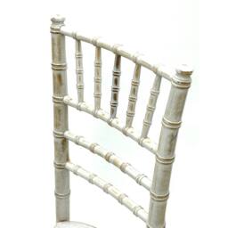 SPETLEK Limewash Chiavari wedding chairs with a removable Ivory Seat Pad in Cream - thumbnail 3