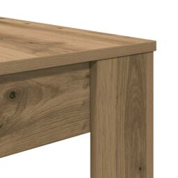 Berkfield Home Dining Table Artisan Oak 120x60x76 cm Engineered Wood in Brown - Size: 120 x 60 x 76 cm - thumbnail 8