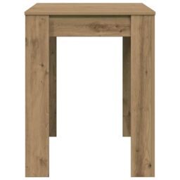 Berkfield Home Dining Table Artisan Oak 120x60x76 cm Engineered Wood in Brown - Size: 120 x 60 x 76 cm - thumbnail 6