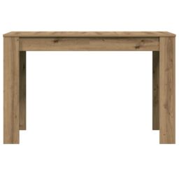 Berkfield Home Dining Table Artisan Oak 120x60x76 cm Engineered Wood in Brown - Size: 120 x 60 x 76 cm - thumbnail 5