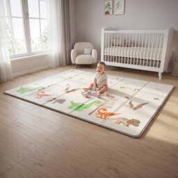 Liberty House Toys Toddler Play Mat - Dinosaur & Jungle - thumbnail 2