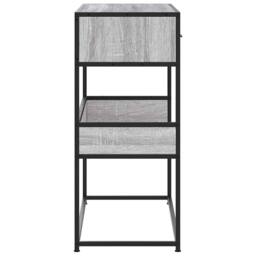 Berkfield Home Console Table Grey Sonoma 90x35x80 cm Engineered Wood - Size: 90 x 35 x 80 cm - thumbnail 5