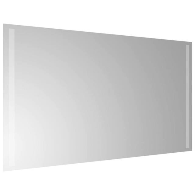 Berkfield Home LED Bathroom Mirror 50x90 cm in Clear - image 1