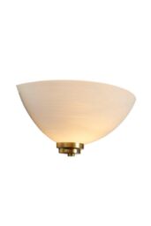 Netlighting Welles 1 Light Indoor Wall Uplighter White Antique Brass E27 in Gold - thumbnail 6