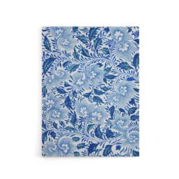 "Artery8 Owen Jones Elegant Ornamental Flower Pattern Canvas Wall Art Print in Blue - Size: W12"" x H16""" - thumbnail 1