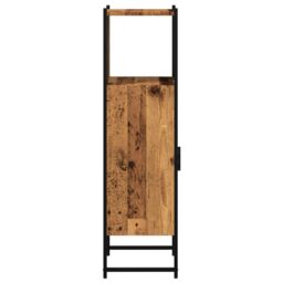 Berkfield Home Bathroom Cabinet Old Wood 33x33x120.5 cm Engineered Wood in Brown - thumbnail 5