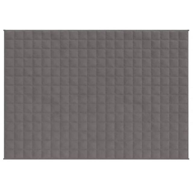 Berkfield Home Weighted Blanket Grey 150x200 cm 11 kg Fabric - image 1