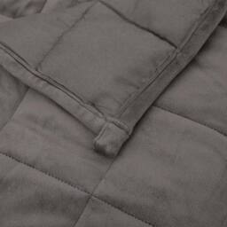 Berkfield Home Weighted Blanket Grey 150x200 cm 11 kg Fabric - thumbnail 5