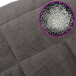 Berkfield Home Weighted Blanket Grey 150x200 cm 11 kg Fabric - thumbnail 6
