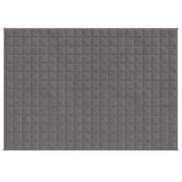 Berkfield Home Weighted Blanket Grey 150x200 cm 11 kg Fabric - thumbnail 1