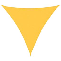 Berkfield Home Sun Shade Sail Yellow 2x2x2 m 100% Polyester Oxford - thumbnail 2