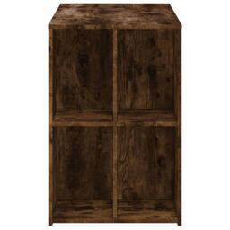 Berkfield Home Desk Smoked Oak 102x50x75 cm Engineered Wood in Brown - Size: 102 x 50 x 75 cm - thumbnail 5