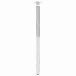 Berkfield Home Dining Table Legs X-Shaped 2 pcs White 60x(72-73) cm Steel - thumbnail 6